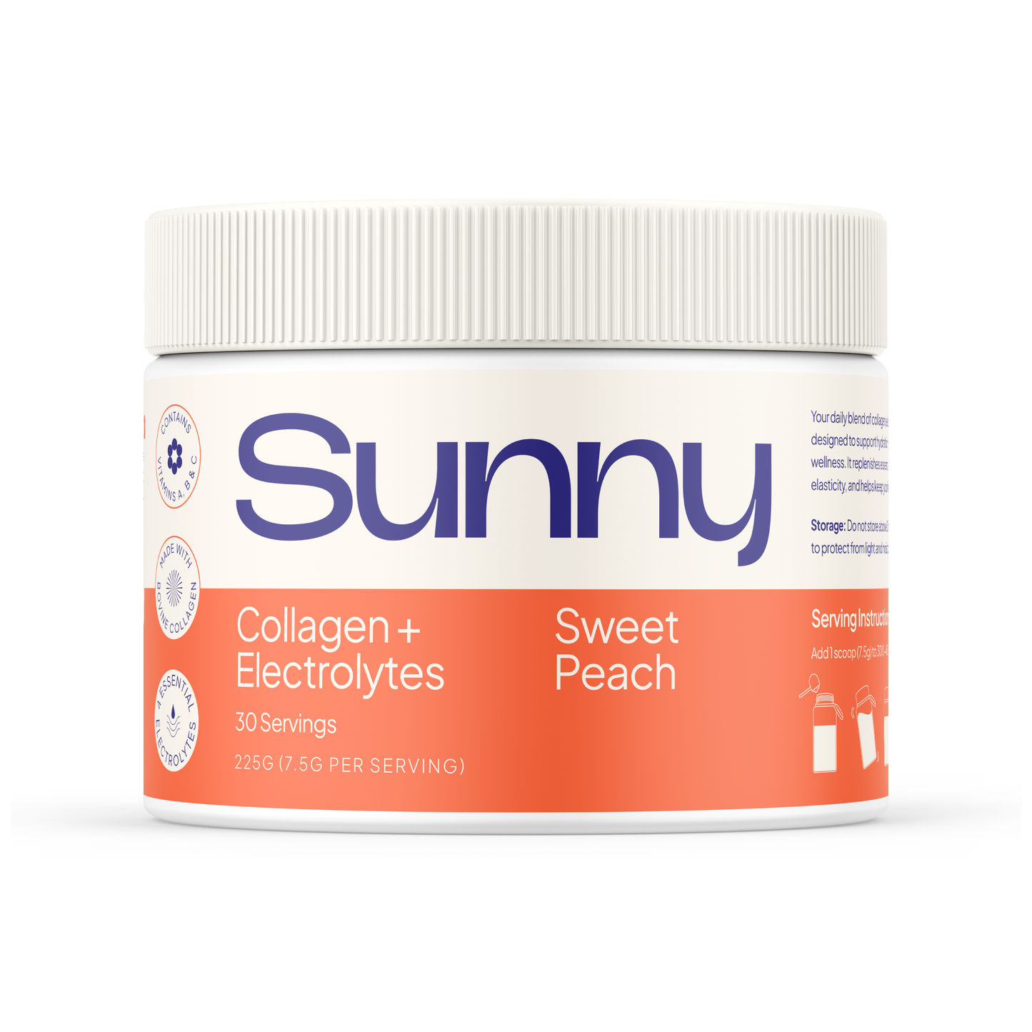 Daily Collagen + Electrolytes Sweet Peach