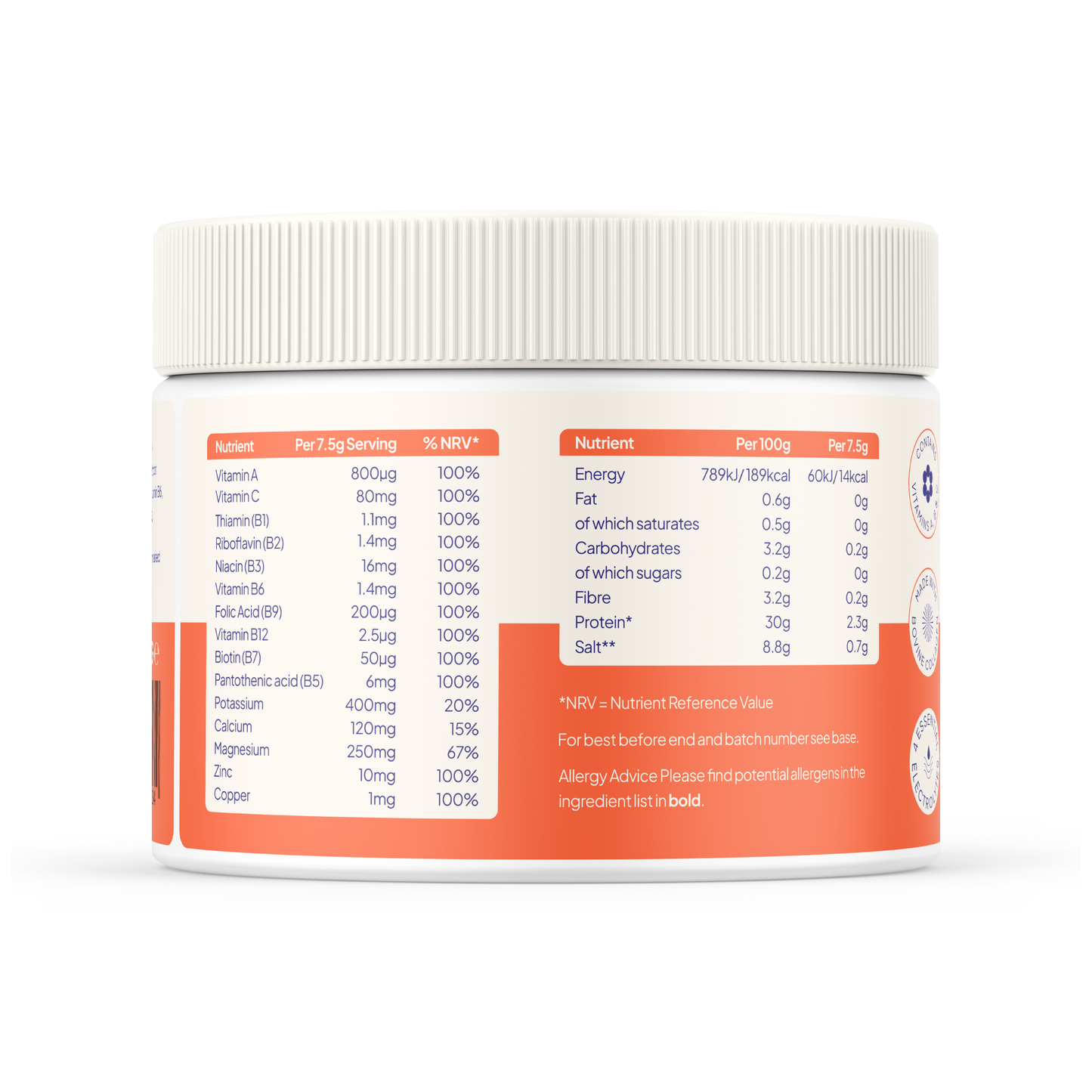 Daily Collagen + Electrolytes Sweet Peach
